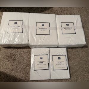 Pottery Barn Teen Shams and Duvet covers. New